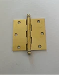 Solid Brass Bravura 3.5" X Square Corner Door Hinge Pvd - No Rust. Fixed Price $8.50.