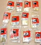Lot Of 12 Everbilt Interior Door Hinges 3" Radius Satin Brass 237 042. Fixed Price $16.95.