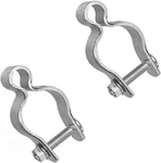 2 Pack Chain Link Fence Frame Gate Post Hinge/galvanized. Fixed Price $18.69.