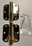 Pk Gold Spring Door Hinge 3-1/2" Ul Listed R21804 18EY Read. Fixed Price $7.01.