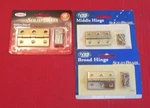 Sets Of Solid Brass Butt Hinges And Screws - New 2X1&3/16 2&1/2X1&9/16. Fixed Price $7.50.