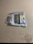Baldwin 4" X Square Corner Ball Bearing Door Hinge Satin Nickel. Fixed Price $20.00.