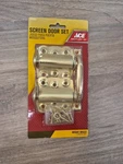 Ace Screen Door Set Bright Brass Juego Para Puerta Mosquitera #5288055 New!!!. Fixed Price $14.99.