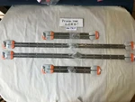 Hinges, National Hardware 148-221 Continuous Hinge, 1-1/16" X 30", 2- 12''. Fixed Price $30.00.