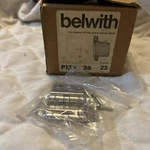 Lot Of 25 Belwith Hickory P139-26 Surface Mount Cabinet Hinges Polished Chrome. Fixed Price $49.95.