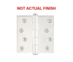 Emtek 91014US26 4" X Square Bearing Mortise Hinge Qty 3 Pairs Polished Chrome. Fixed Price $39.99.