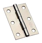 National Hardware N146-373 Zinc Steel Mortise Mounting Narrow Hinge 2 LX3 In.. Fixed Price $10.16.