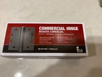Tell Mfg. 4.5 In. Prime Coat Ball Bearing Nrp Hinges (3 Per Box) New. Fixed Price $27.03.