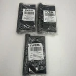 (3-PK) Ives Ball Bearing Five Knuckle Butt Hinge Brass Black 4.5" X 5HG.118. Fixed Price $29.45.