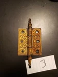 Vtg Antique Victorian Eastlake Ornate Door Hinges Steeple Tip Pin. Fixed Price $25.00.