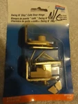 National Hardware N115-618, Swing-n-stay Cafe Door Hinge, Brass Finish, Fs. Fixed Price $5.55.