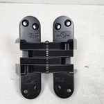 Used Soss 220US19 Invisible Hinge Black 1-3/8"W X 4-5/8"H 1-41/64"D Inch Min. Fixed Price $44.99.