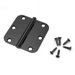 Knobwell 18 Pack Squeak Black Door Hinges 3.5 Inch Rounded 5/8 Radius Heavy. Fixed Price $39.45.