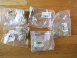Lot Of 5 Ives Ball Catch In Polished Brass 1-3/8 347 B3. Fixed Price $30.00.