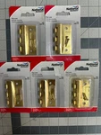 Nos 5-PACK Lot National Hardware V808 N183-608 Door Frame Flip Lock Brass. Fixed Price $16.49.