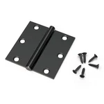 30 Pcs 3.5X3.5 Inch Matte Black Square Corner Interior Exterior Door Hinges. Fixed Price $58.87.