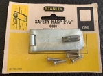 Vintage Nos Stanley CD911 2.5" Zinc Plated Safety Hasp For Door Gate Made Usa. Fixed Price $10.00.