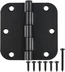 18 Pack Matte Black Door Hinges 3.5 X Inch Interior 1/2 F. Fixed Price $30.10.