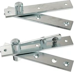 Hidden Door Pivot Hinges, Heavy Duty Murphy Kit, 360 Silver Grey Metal. Fixed Price $32.41.