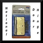 National N186-916 3-1/2" Door Hinges Pack Of Satin Brass Finish. Fixed Price $5.95.