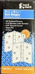 Anvil Mark Butt Hinges 3.5" Steel Oil Rubbed Bronze 2-PACK With Screws. Fixed Price $13.99.