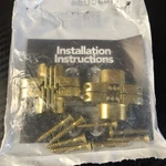 Soss 103CUS4 Mortise Mount Invisible Hinges Satin Brass 3/4IN Leaf Pair. Fixed Price $24.99.