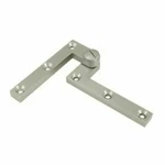 Deltana Nickel 4-3/8" X 5/8" 1/4" Solid Brass Pivot Hinge Left Hand, Pair. Fixed Price $105.99.