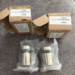 Lot Of Pieces Emtek 225814 2" Cylinder Floor Bumper Polished Nickel. Fixed Price $29.99.