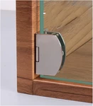 2 Pieces Cabinet Glass Door Hinges 90-DEGREE Frameless For 5. Fixed Price $19.02.