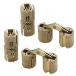 Antrader 4-PACK 10MM Brass Barrel Hinges Cylindrical Hidden Cabinet Concealed.... Fixed Price $11.46.