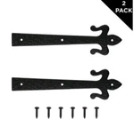 Everbilt Decorative Straps 8" Black Solid Steel W/ Screws (2-PACK) 1002 316 488. Fixed Price $9.99.