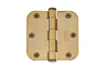 Emtek 96133PVDUS3 3-1/2" X 5/8" Radius Corner Residential Bearing Hinges. Fixed Price $25.50.