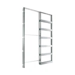 Eclisse EKC2884 Pocket Door System Steel Frame Kit For 28" X 84" - Silver. Fixed Price $470.00.