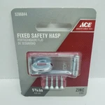 Ace Fixed Safety Hasp 1-3/4" Zinc #5286844. Fixed Price $6.75.