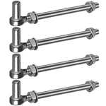 Insaga J Bolt Gate Hinge, 304 Stainless Steel Farm Hinges, M12 X 10'' Ga.... Fixed Price $53.81.