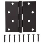 Prosource 20339ORX Square Corner Door Hinge, Steel, Oil-rubbed Bronze, Loose Pin. Fixed Price $15.36.