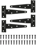 4 Pcs 5 Inch Strap Heavy Duty, Shed Door Gate Hinges, Black. Fixed Price $12.34.
