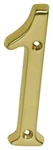 Schlage 3016 Brass Classic House Number. Fixed Price $16.60.