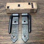 Vintage Pair Hager 6 Steel Screw Hook & Strap Hinges W/ Pintles. Fixed Price $20.24.
