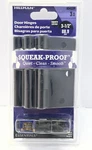 Pack 854338 Square Corner Door Hinges 3-1/2" Black Squeak-proof. Fixed Price $13.69.