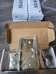 (lot Of 5) Emtek 940147 Radius Door Hinge - French Antique Brass. Fixed Price $49.49.