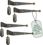 Black Offset Strap Lift Pintle 11" X 2 5/8" Wrought Iron Hinges Fo. Fixed Price $132.99.