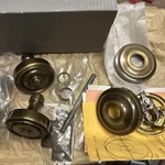 Made In Italy !! Omnia Privacy Knob Set 433/00 PR4 Sb Shaded Bronze Brass. Fixed Price $79.00.