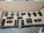 Huge Set Of Heavy Duty Weld On Or Bolt Hinges 4" X 7" - Steel Butt. Fixed Price $149.00.