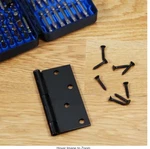 Everbilt Hinge 4" Square Corner Oil Rub Bronze 715786 Dark Finish Interior Door. Fixed Price $6.99.