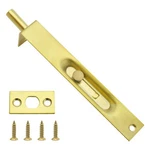 Stainless Steel Door Flush Bolt Latch 6 Inch Lever Action Slide Lock .... Fixed Price $11.01.