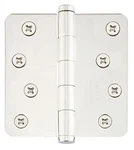 Emtek 91024 X Plain Bearing 1/4" Radius Corners - Pair, Polished Chrome. Fixed Price $6.46.