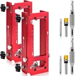 Door Hinge Jig, Aluminum Alloy Template Kit For Router, Adjustable Mo. Fixed Price $45.98.