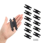 Home Master Hardware 12 Pieces (6 Pairs) Cabinet Hinges, Hammercraft Black. Fixed Price $29.49.