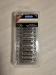 10 Amerock Self Closing 3/8" Inset Hinges Satin Nickel. Fixed Price $14.00.